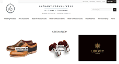 Desktop Screenshot of anthonyformalwear.co.uk